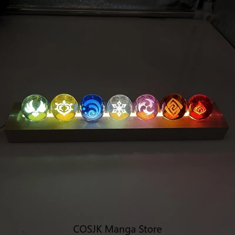 โคมไฟกลางคืนลูกแก้วธาตุเกม Gen - Desk Setup Lamp บทวิจารณ์และราคา