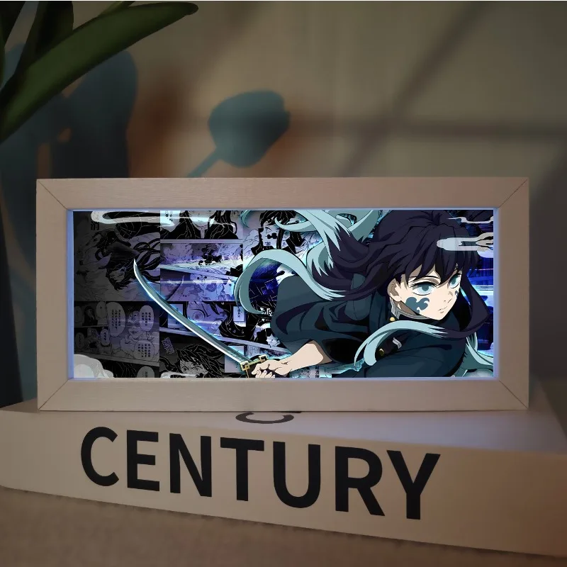 ไฟ LED ลายดาบพิฆาตอสูร ของตกแต - Desk Setup Lamp บทวิจารณ์และราคา